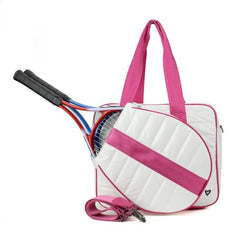 Tennis Bag-White & Pink