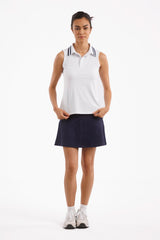 Alice Top White W/Navy