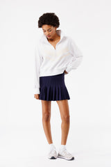 The Nora Sweatshirt - White with Cream
