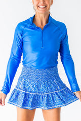Lawley Skirt Print Royal