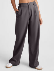 Status Wide Leg Trousers Soft Umber