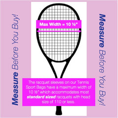 Tennis Bag-Fuschia Pink