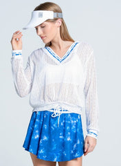 Shibori Stripe Pullover