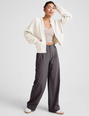 Status Wide Leg Trousers Soft Umber