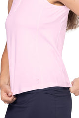 Sleeveless Zip Stretch - Rose Pink