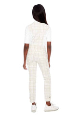 Desert Plaid Vented Button-Tab Techno Ankle Pant Desert Plaid