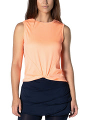 Twist Front Tank Orange Frost