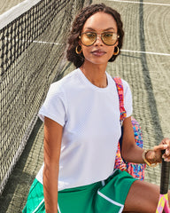 Palmetto Short Sleeve Super White