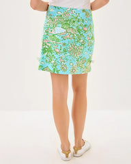 Monica Bow Skort UPF 50+ Fresh Water Blue Sunbathers Bliss Golf