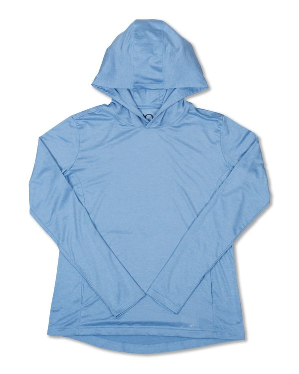 Ladies Blacks Beach Hoodie-Sky Heather