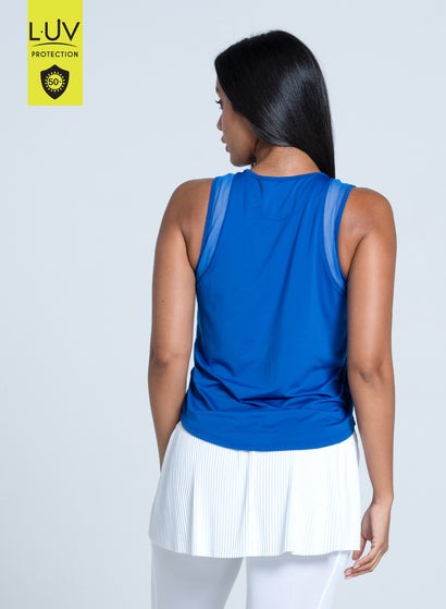Chill Out Tank - Electric Blue