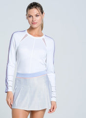 Lavender Love L/S White