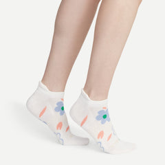 All Over Flowers Ankle Sock