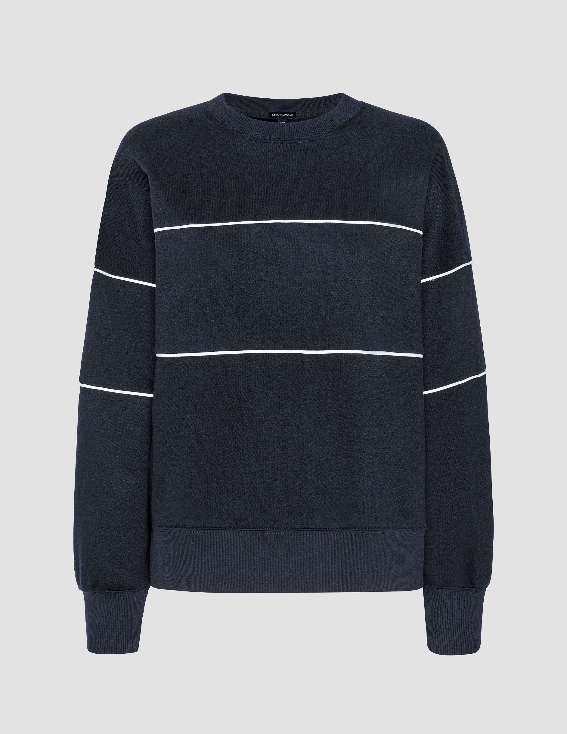 Luxefleece Piper Oversized Sweatshirt Nocturnal Navy