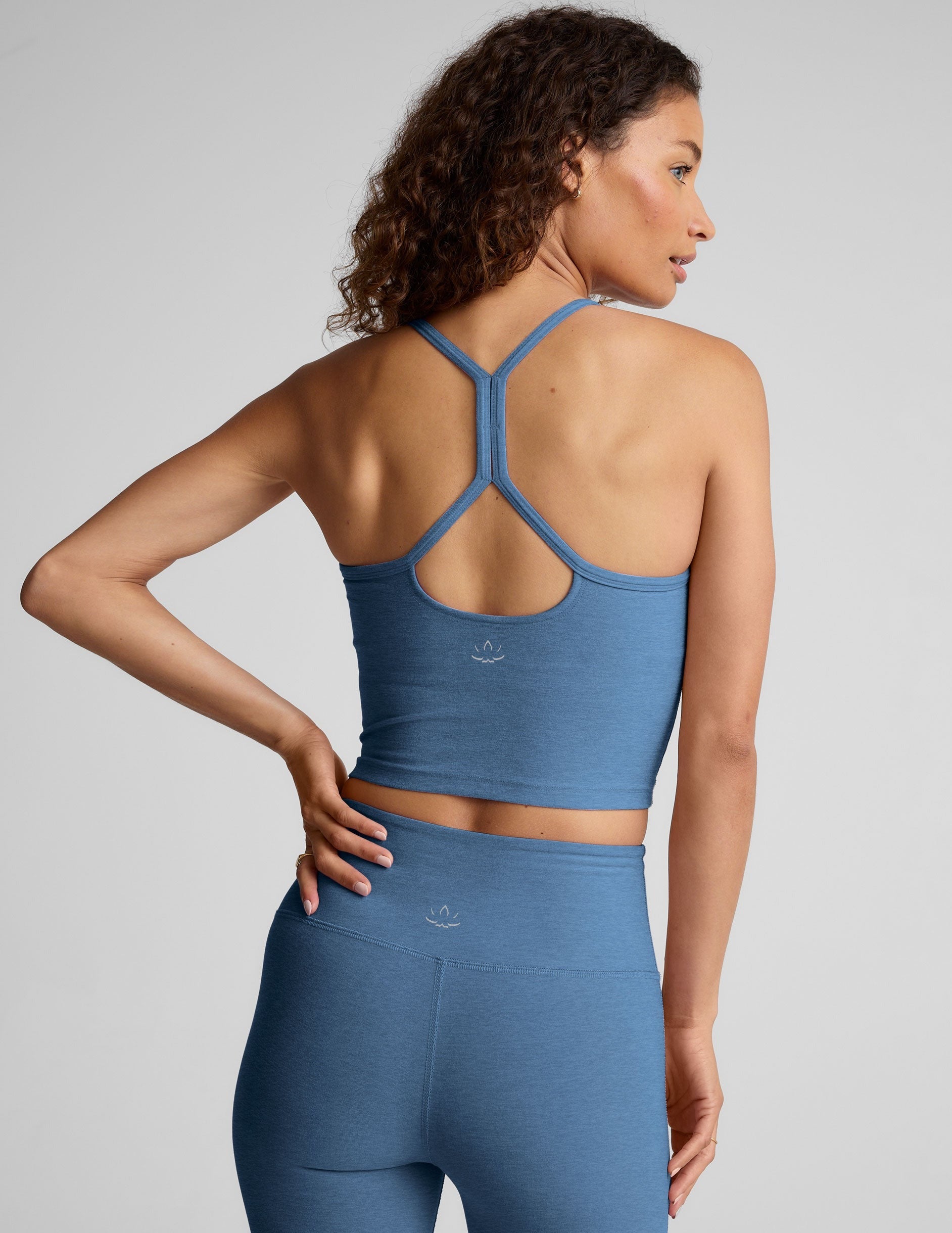 Spacedye Slim Racerback Cropped Tank