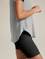 Featherweight On The Down Low Tee Silver Mist