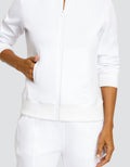 Poppi Zip Front Jacket Welt Pockets