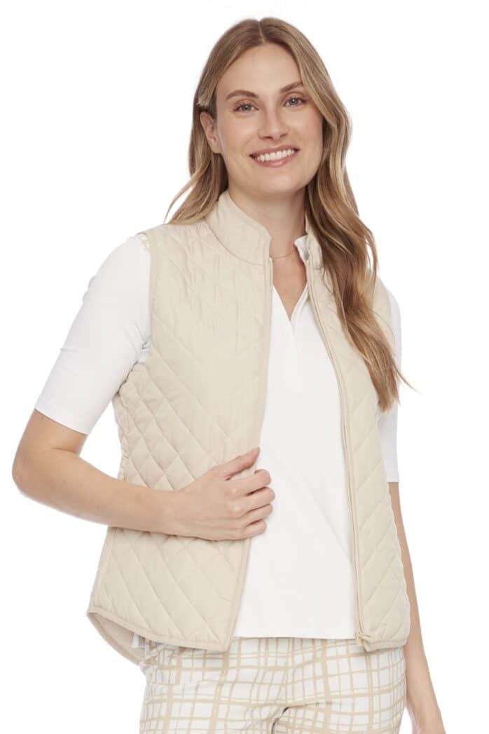 Quilted Vest Desert Swing Control