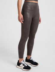 Powershine High Waisted Midi Legging Viper Espresso