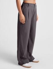 Status Wide Leg Trousers Soft Umber
