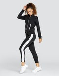 Poppi Zip Front Jacket Welt Pockets
