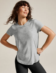Featherweight On The Down Low Tee Silver Mist