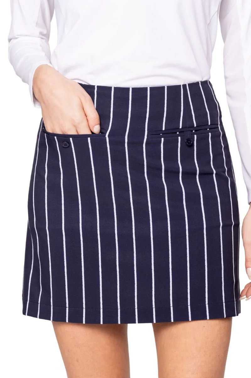 Happy Hour Perf A-Line Skort 17"