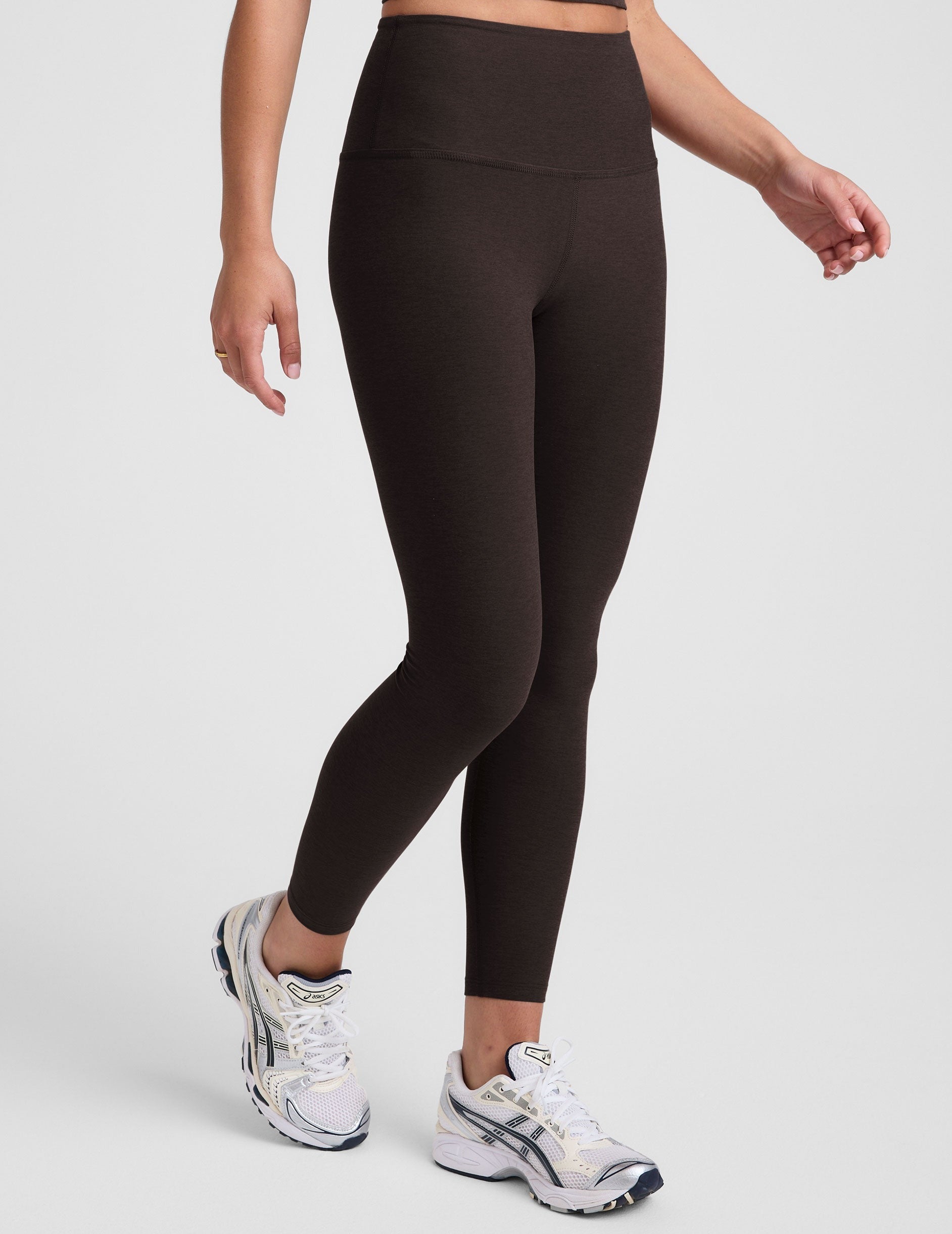 Spacedye Caught In The Midi HW Legging Dark Chocolate Heather
