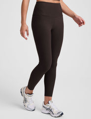 Spacedye Caught In The Midi HW Legging Dark Chocolate Heather