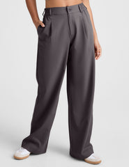 Status Wide Leg Trousers Soft Umber