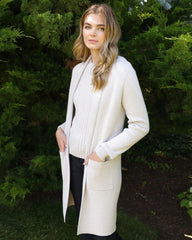 Cotton Cashmere Sarah Shawl Collar Jacket