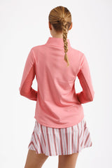 The Ava 1/4 Zip Pullover - Macaron