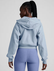 Luxefleece Zip Up Hoodie Blue Zen Heather