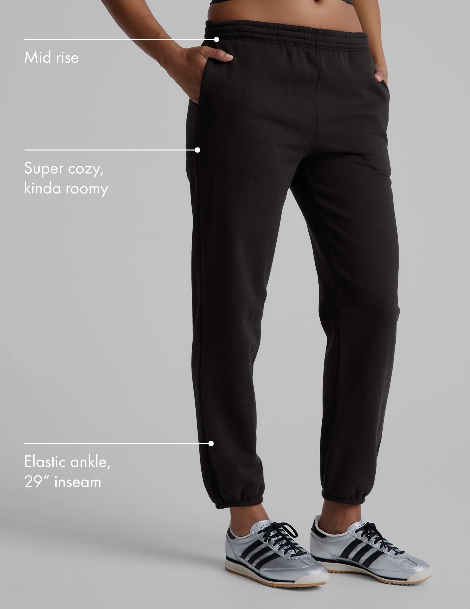 On The Go Sweatpant Black
