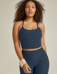 SD4382 Cropped Tank - Navy - XS