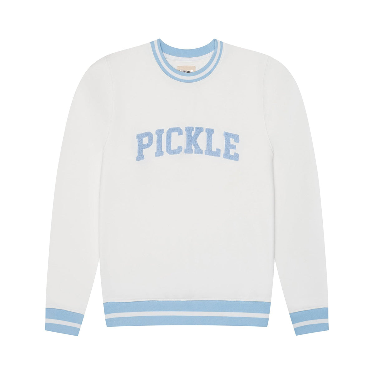 Elle Women's Sweatshirt Collegiate Pickle Ivory/Light Blue