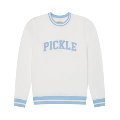 Elle Women's Sweatshirt Collegiate Pickle Ivory/Light Blue