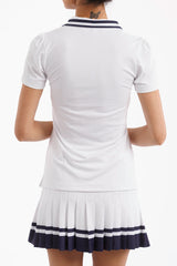 Reagan Top white/Navy
