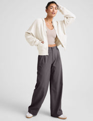 Status Wide Leg Trousers Soft Umber