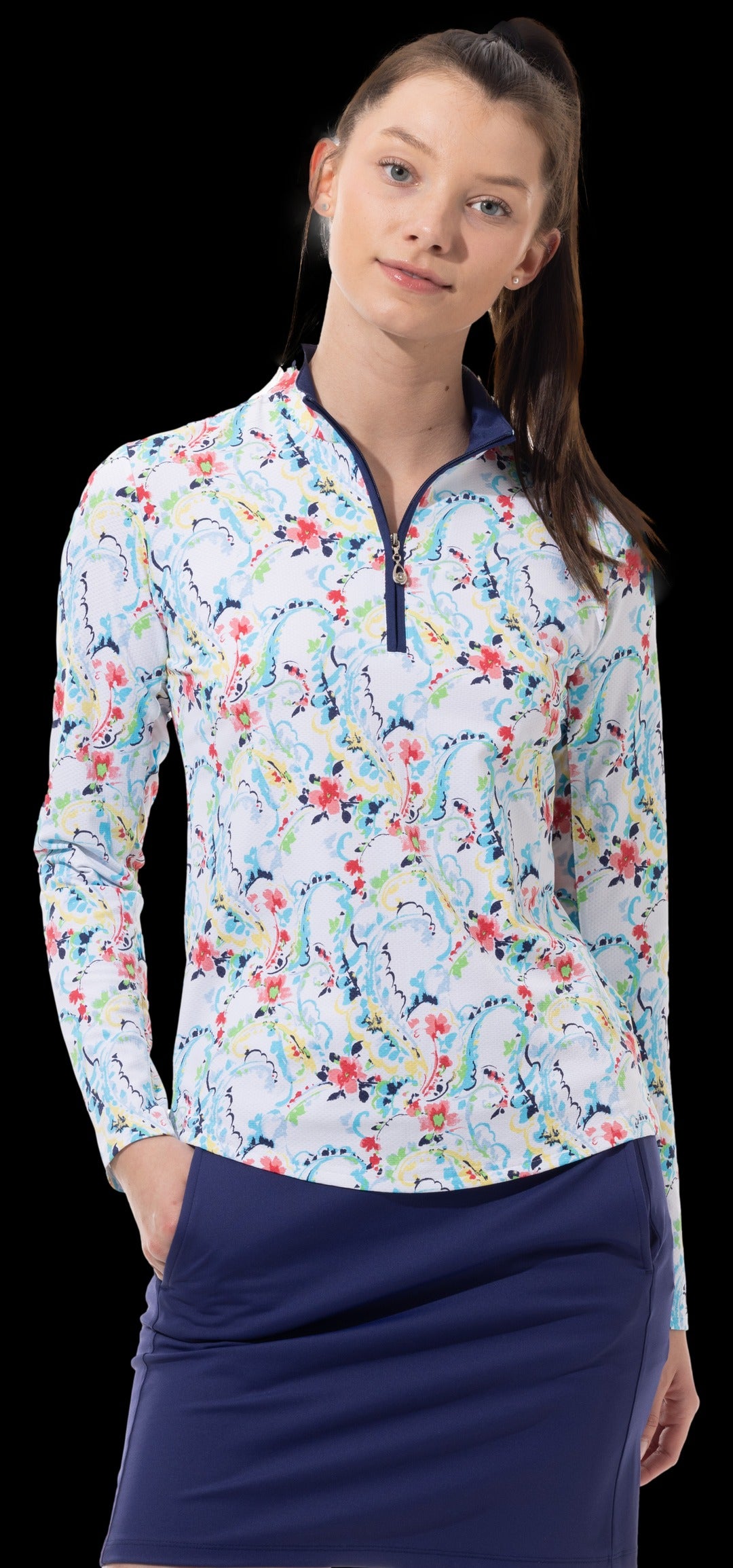 Soltek Lux L/S Print Mock