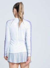 Lavender Love L/S White