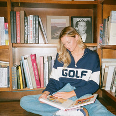 Golf Colorblocked Quarter Zip